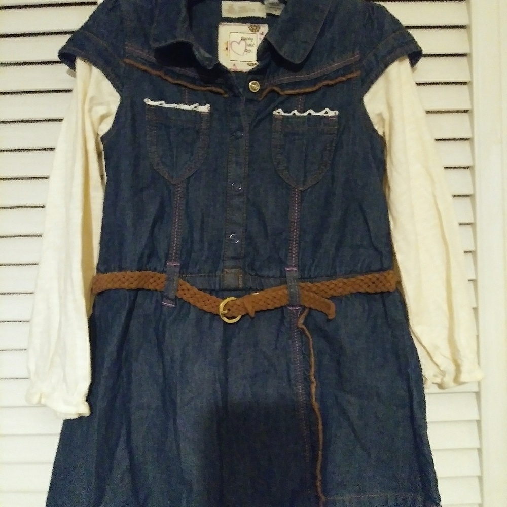Little girl's denim dress
